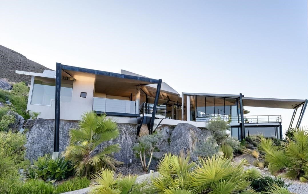 Vista frontal Casa Roca